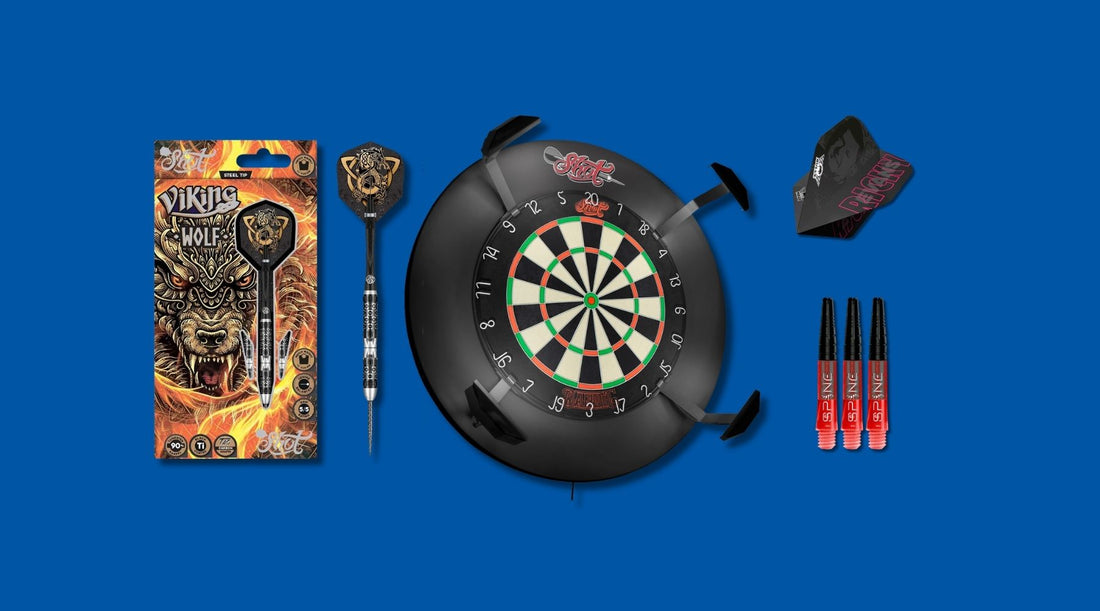 Setup Complet Fléchettes Débutant – Cible Fléchettes Accessoires et Guide