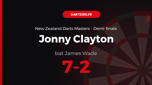 Jonny Clayton bat James Wade 7-2 — New Zealand Darts Masters 2026