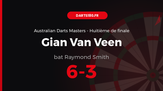 Gian Van Veen bat Raymond Smith 6-3 — Australian Darts Masters 2026