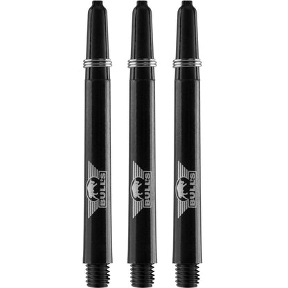 Bull's Nylon Dura Shafts – Tiges Noir Medium Fléchettes - Darts180