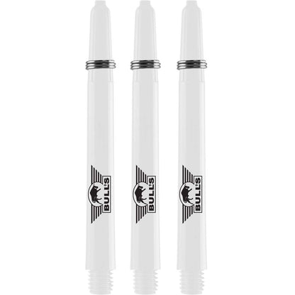 Bull's Nylon Dura Shafts – Tiges Blanc Medium Fléchettes - Darts180