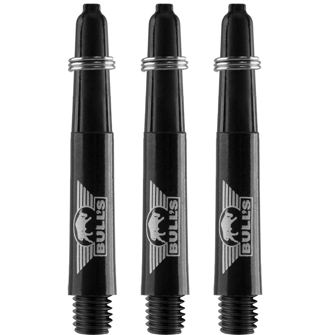 Bull's Nylon Dura Shafts – Tiges Noir Short - Darts180
