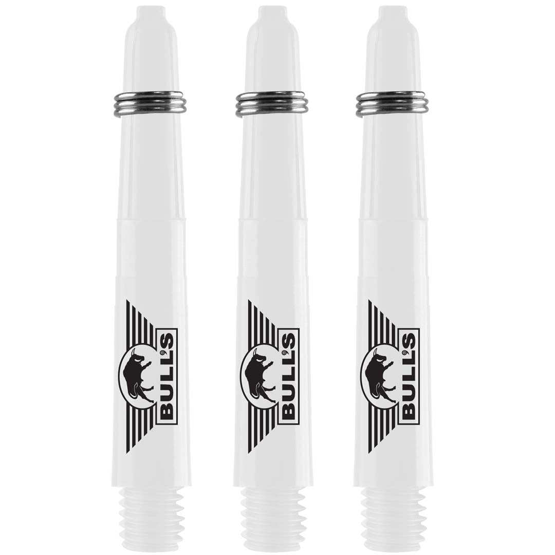 Bull's Nylon Dura Shafts – Tiges Blanc Short - Darts180