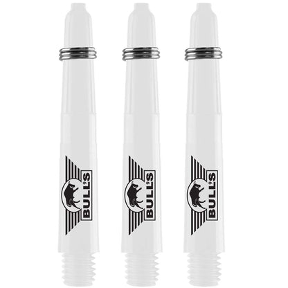 Bull's Nylon Dura Shafts – Tiges Blanc Short - Darts180