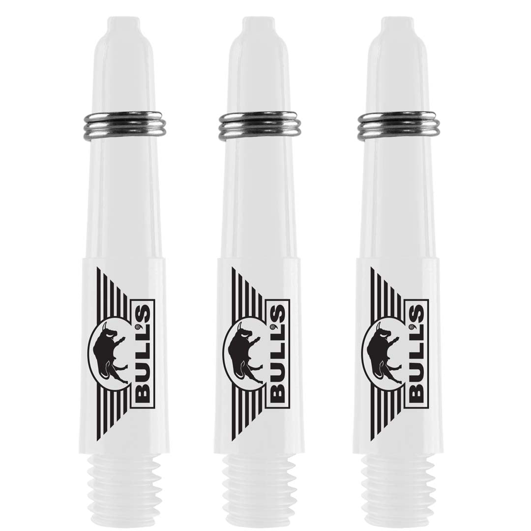 Bull's Nylon Dura Shafts – Tiges Blanc XShort - Darts180