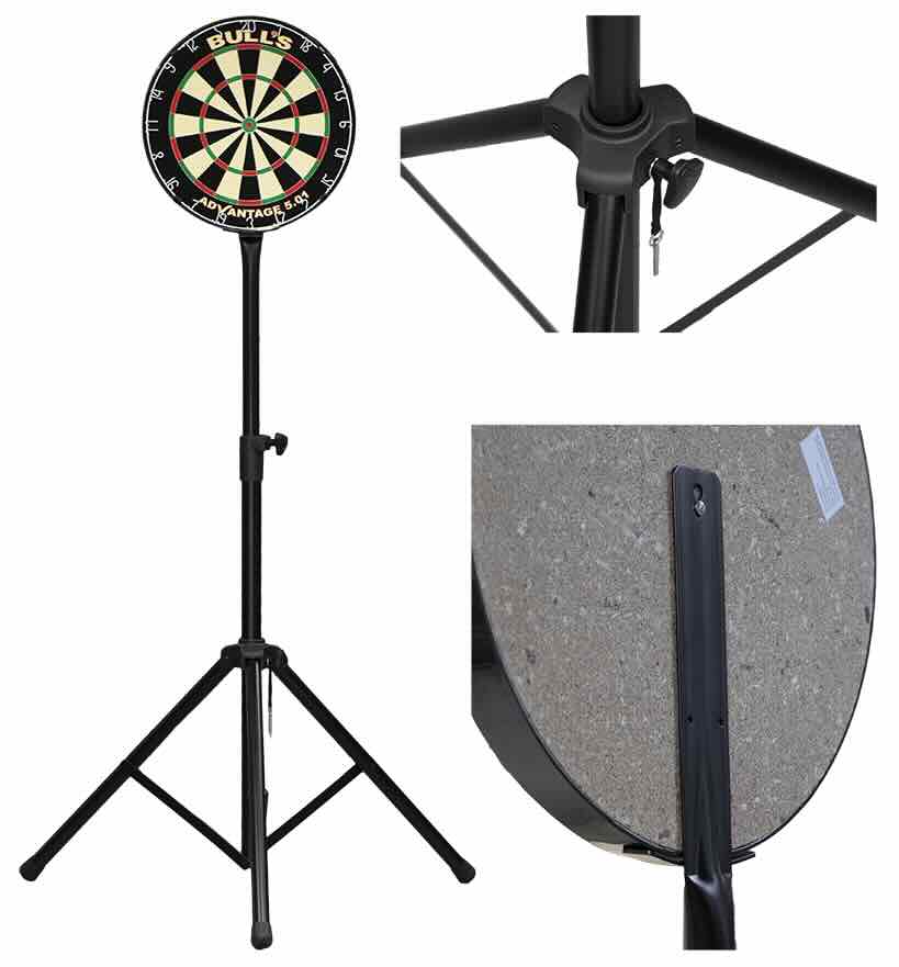 Bull's Trépied Cible Stand 2.0 – Support Fléchettes Total - Darts180