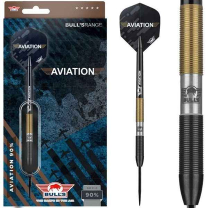 Bull's Aviation 90% – Vue Ensemble Fléchettes Acier - Darts180
