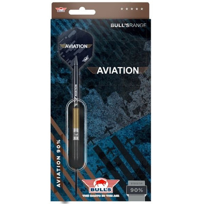Bull's Aviation 90% – Vue Profil Fléchettes Acier 2 - Darts180