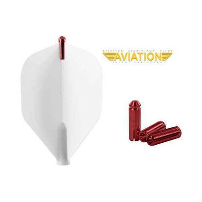 Bull's Aviation Protections De Flights – Protections Ailettes Rouge Vue 2 - Darts180