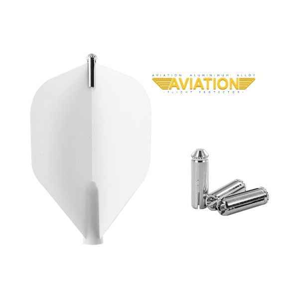 Bull's Aviation Protections De Flights – Protections Ailettes Argent Vue 2 - Darts180