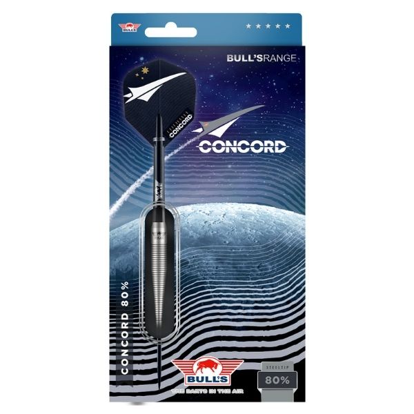 Bull's Concord 80% – Vue Détail Barrel Fléchettes 80% 3 - Darts180