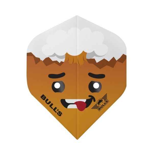 Bull's Smiley 100 Crazy No.2 – Ailettes Fléchettes Motif Fou - Darts180