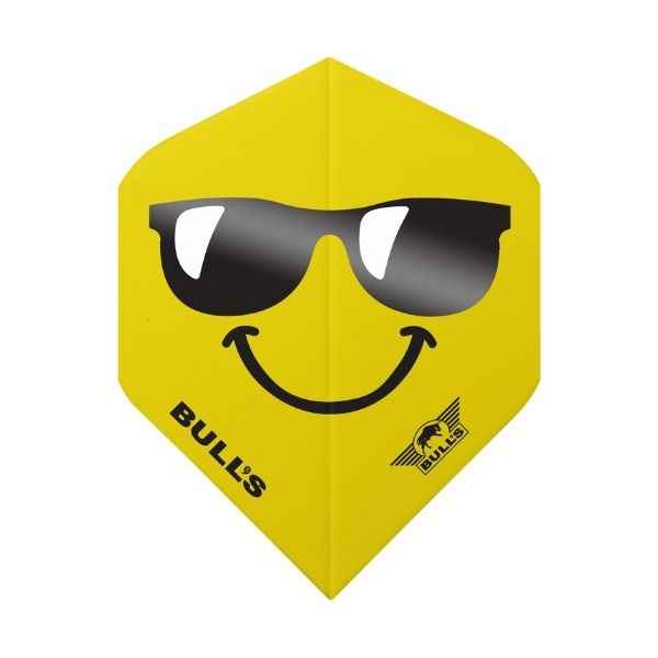 Bull's Smiley 100 Sunglasses No.2 – Ailettes Fléchettes Motif Lunettes de Soleil - Darts180