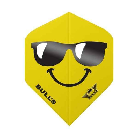 Bull's Smiley 100 Sunglasses No.2 – Ailettes Fléchettes Motif Lunettes de Soleil - Darts180