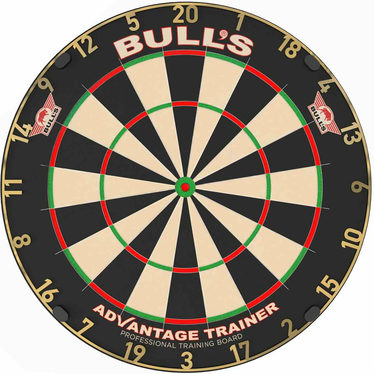 Bull's Gold Advantage Cible Entraînement – Face Avant - Darts180