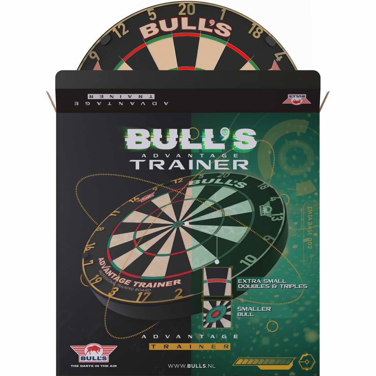 Bull's Gold Advantage Cible Entraînement – Avec Cible - Darts180