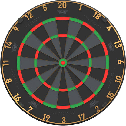 Bull's Advantage Black Dartboard – Cible Fléchettes Face - Darts180