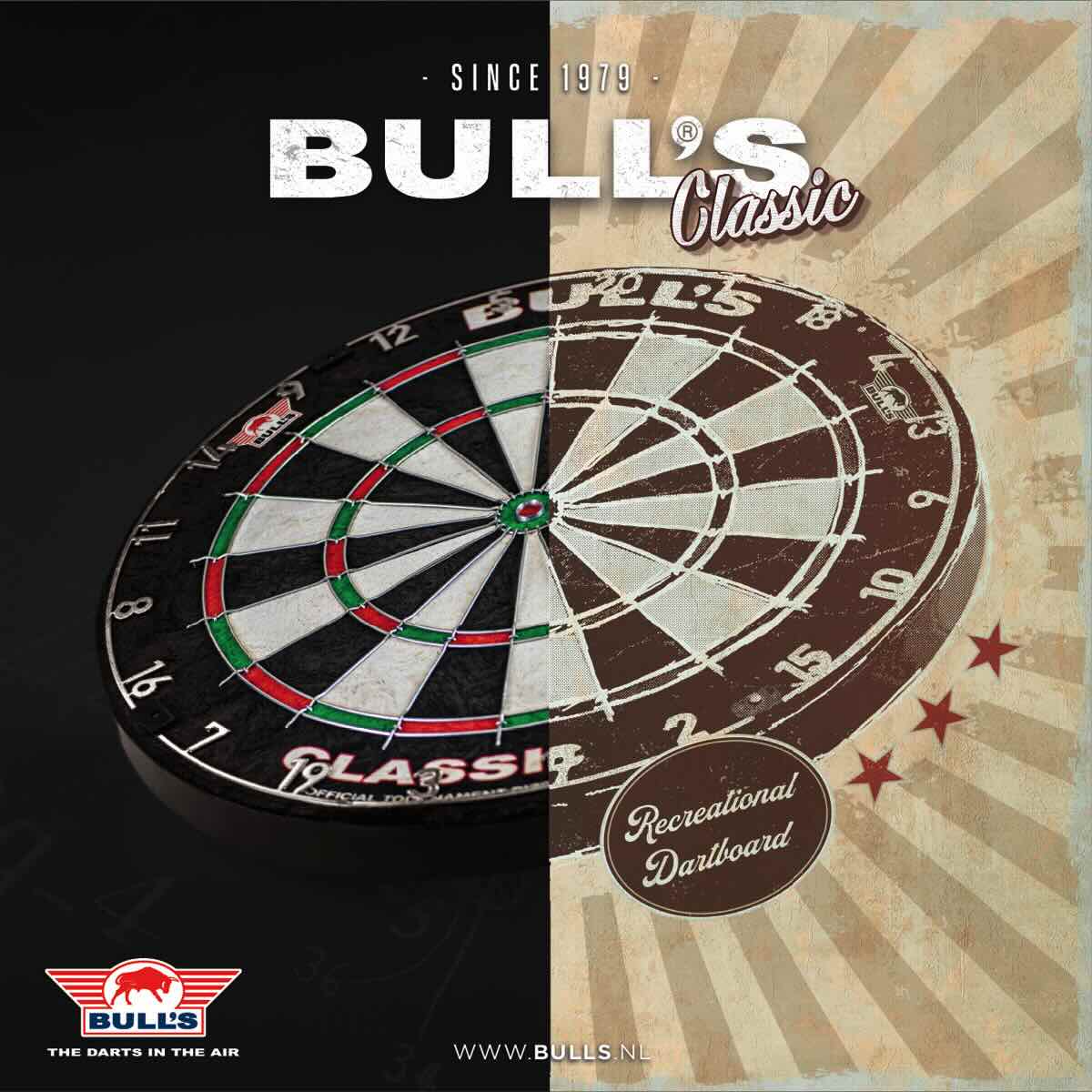 Bull's The Classic Dartboard – Packaging Avant - Darts180