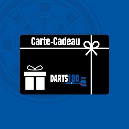 Carte-Cadeau Darts180 – Bon Cadeau Boutique Fléchettes - Darts180