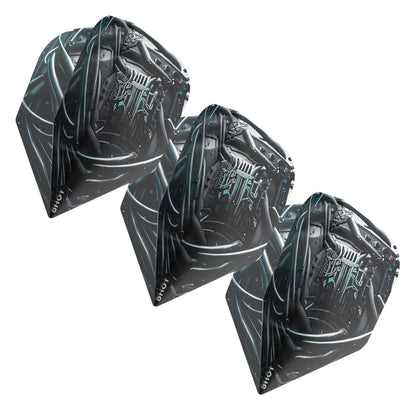 Ailettes Shot AI Cyberpunk No.6 – Set de 3 Ailettes - Darts180