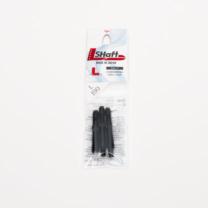L-Style L-Shaft Locked Straight Noirs – Vue Tige Noire 2 - Darts180