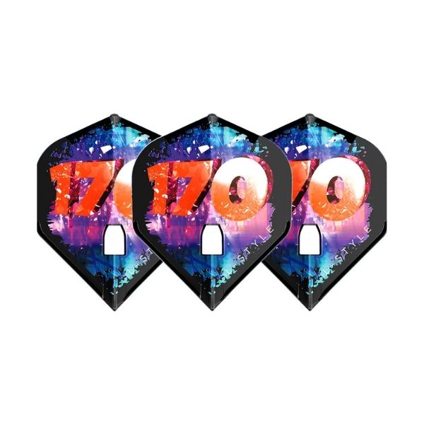 L-Style Signature Champagne Flight L1PRO Fallon Sherrock 170 Noir – Set Ailettes - Darts180