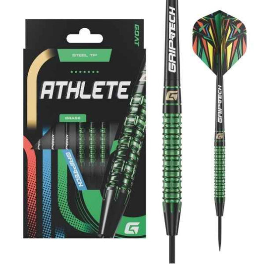 GOAT Athlete Darts Steel Tip Brass Green 10g