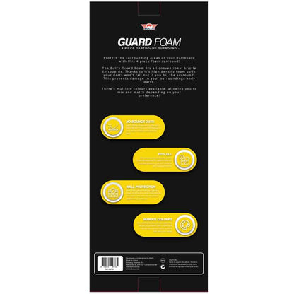 Bull's Guard 4-piece Surround Noir – Packaging Arrière - Darts180