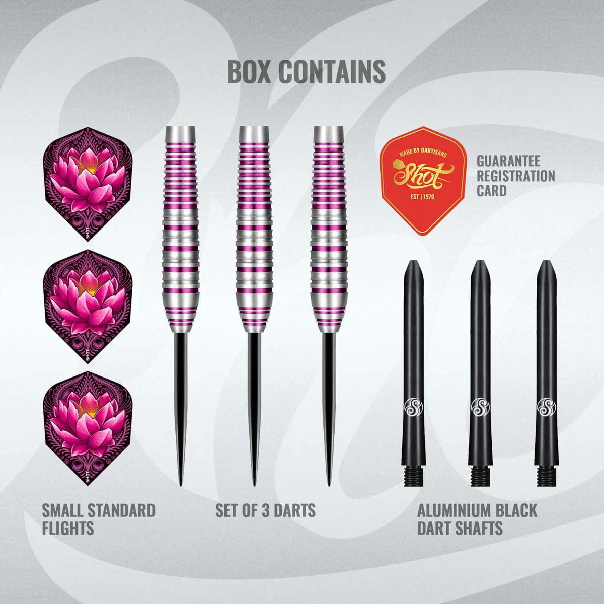 Zen Juji 80% Shot – Set de 3 Fléchettes - Darts180