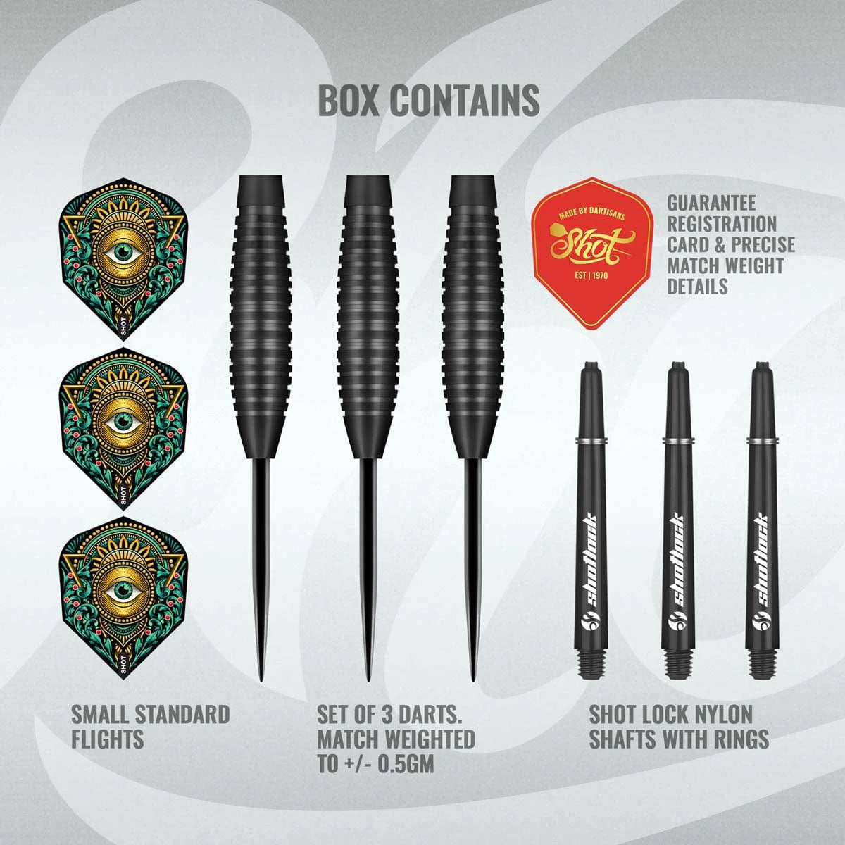 Zen Kensho 90% Shot – Set de 3 Fléchettes - Darts180