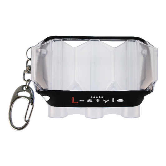 L-Style Krystal Flight Case Transparent – Étui Ailettes Transparent Fléchettes - Darts180