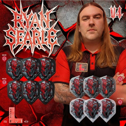 L-Style L1EZ Standard Ryan Searle V4 Noir – Vue Joueur Signature - Darts180