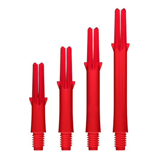 L-Style L-Shaft Locked Straight Rouges – Tige L-Shaft Droite Rouge - Darts180