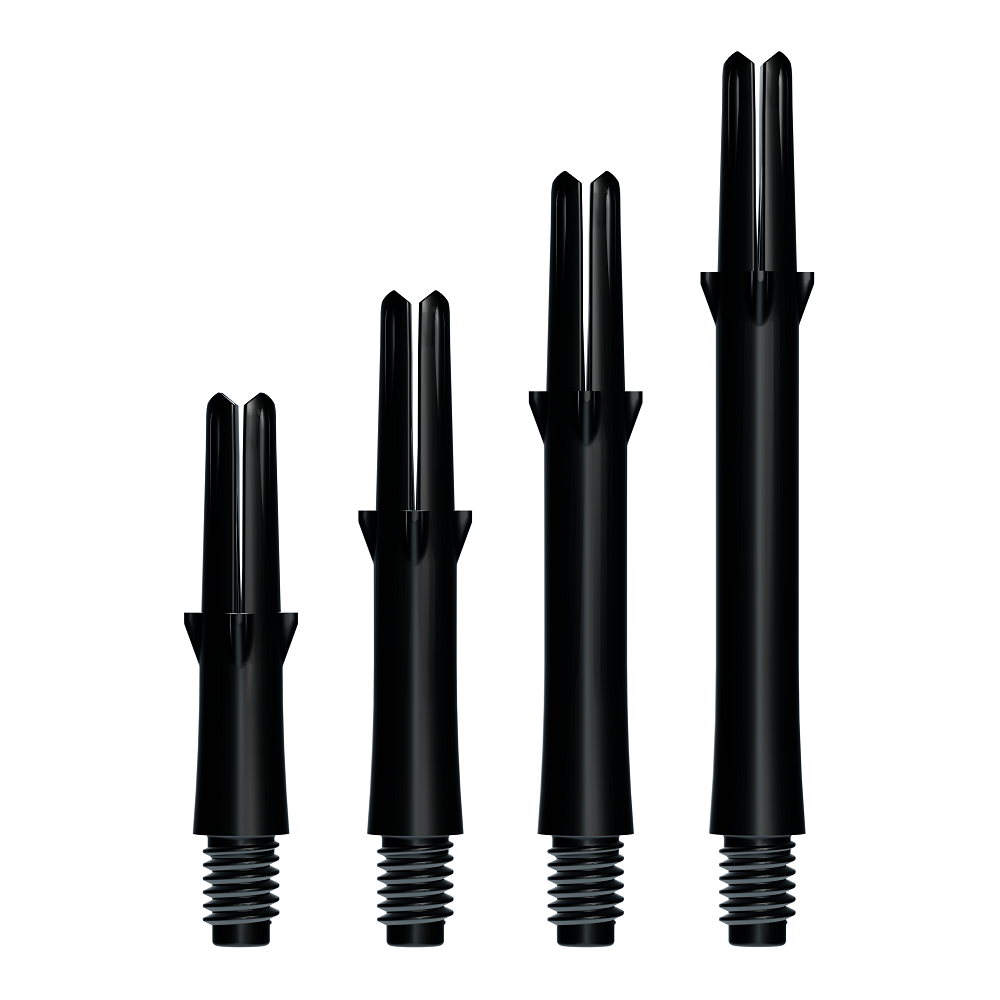 L-Style L-Shaft Locked Straight Noirs – Tige L-Shaft Droite Noire - Darts180