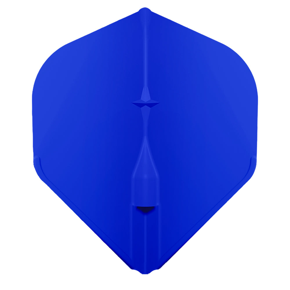 L-Style L1EZ Standard Bleues – Vue Tige Champagne Bleue - Darts180