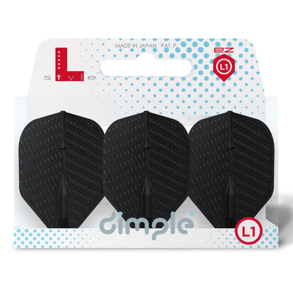 L-Style L1EZ Dimple Standard Noires – Packaging Tiges Dimple Noires - Darts180