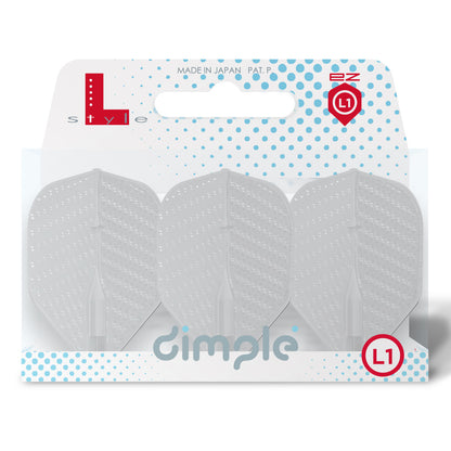 L-Style L1EZ Dimple Standard Blancs – Packaging Tiges Dimple Blancs - Darts180