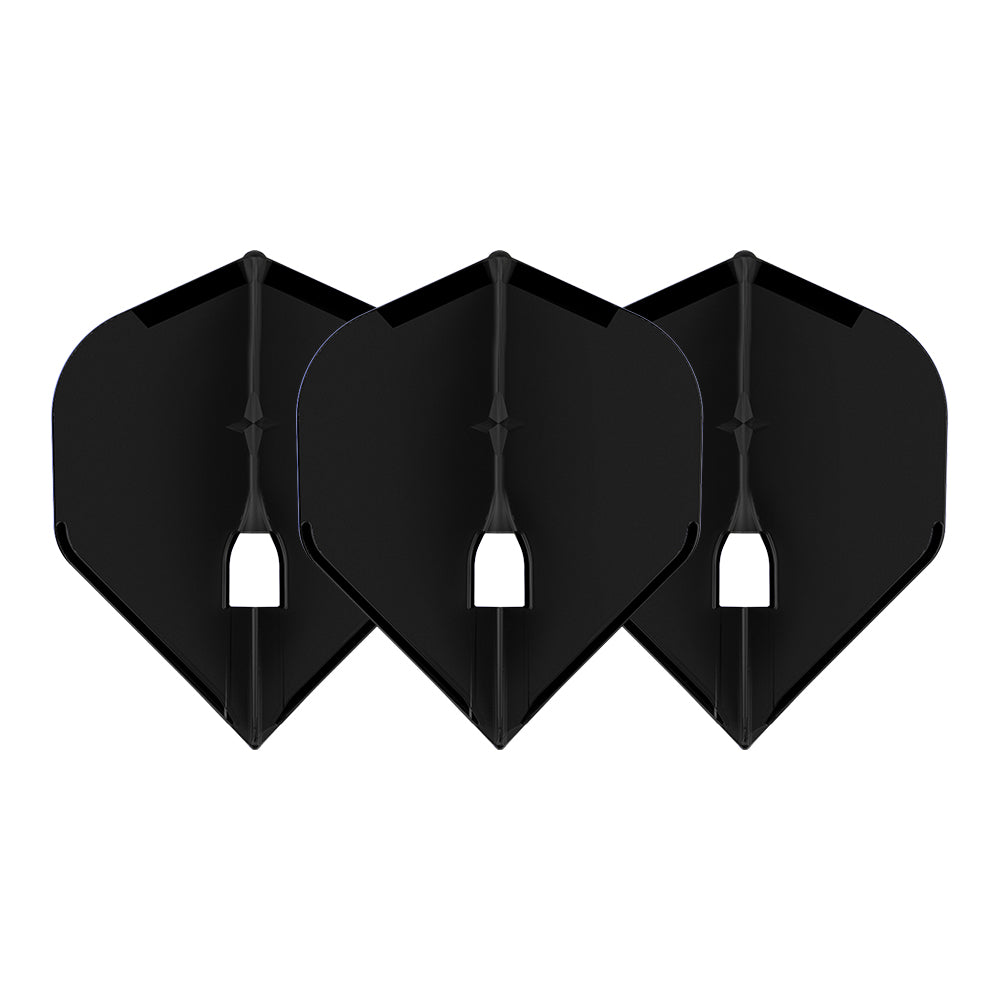 L-Style L1PRO Standard Noirs – Set Tiges Champagne PRO Noires - Darts180