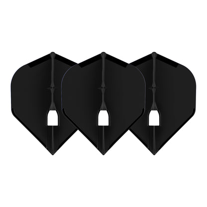 L-Style L1PRO Standard Noirs – Set Tiges Champagne PRO Noires - Darts180