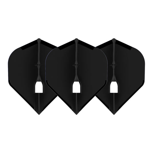 L-Style L1PRO Standard Noirs – Set Tiges Champagne PRO Noires - Darts180