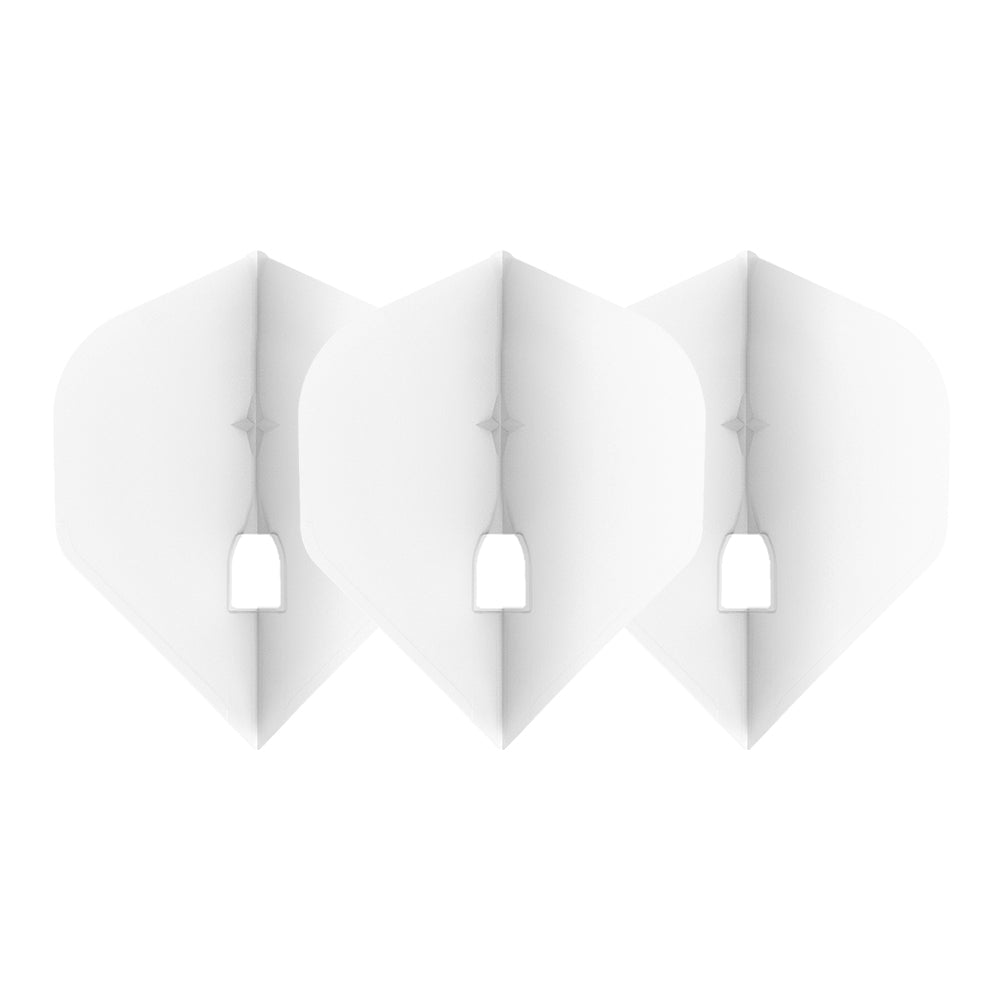 L-Style L1PRO Standard Blancs – Set Tiges Champagne PRO Blanches - Darts180