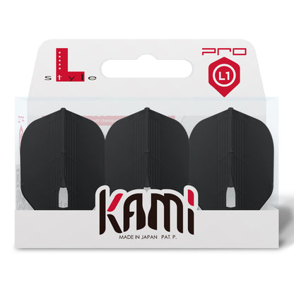 L-Style L1KPRO KAMI Standard Noires – Packaging Tiges KAMI Noires - Darts180