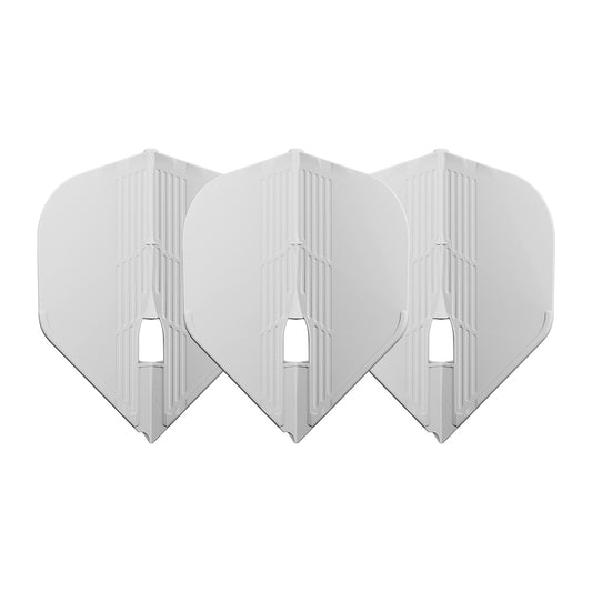 L-Style L1KPRO KAMI Standard Blancs – Set Tiges KAMI Blanches - Darts180