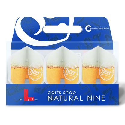 L-Style Signature Champagne Flight L1PRO Natural9 Love Beer – Packaging Ailettes - Darts180
