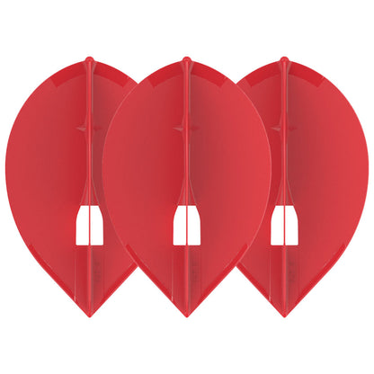 L-Style L2PRO Teardrop Rouges – Set Tiges Champagne Teardrop Rouges - Darts180