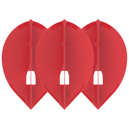 L-Style L2PRO Teardrop Rouges – Set Tiges Champagne Teardrop Rouges - Darts180