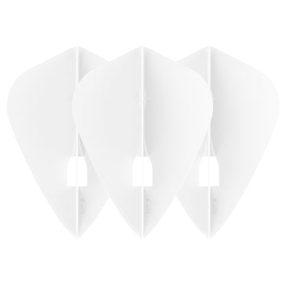 L-Style L4PRO Kite Blancs – Set Tiges Champagne Kite Blanches - Darts180