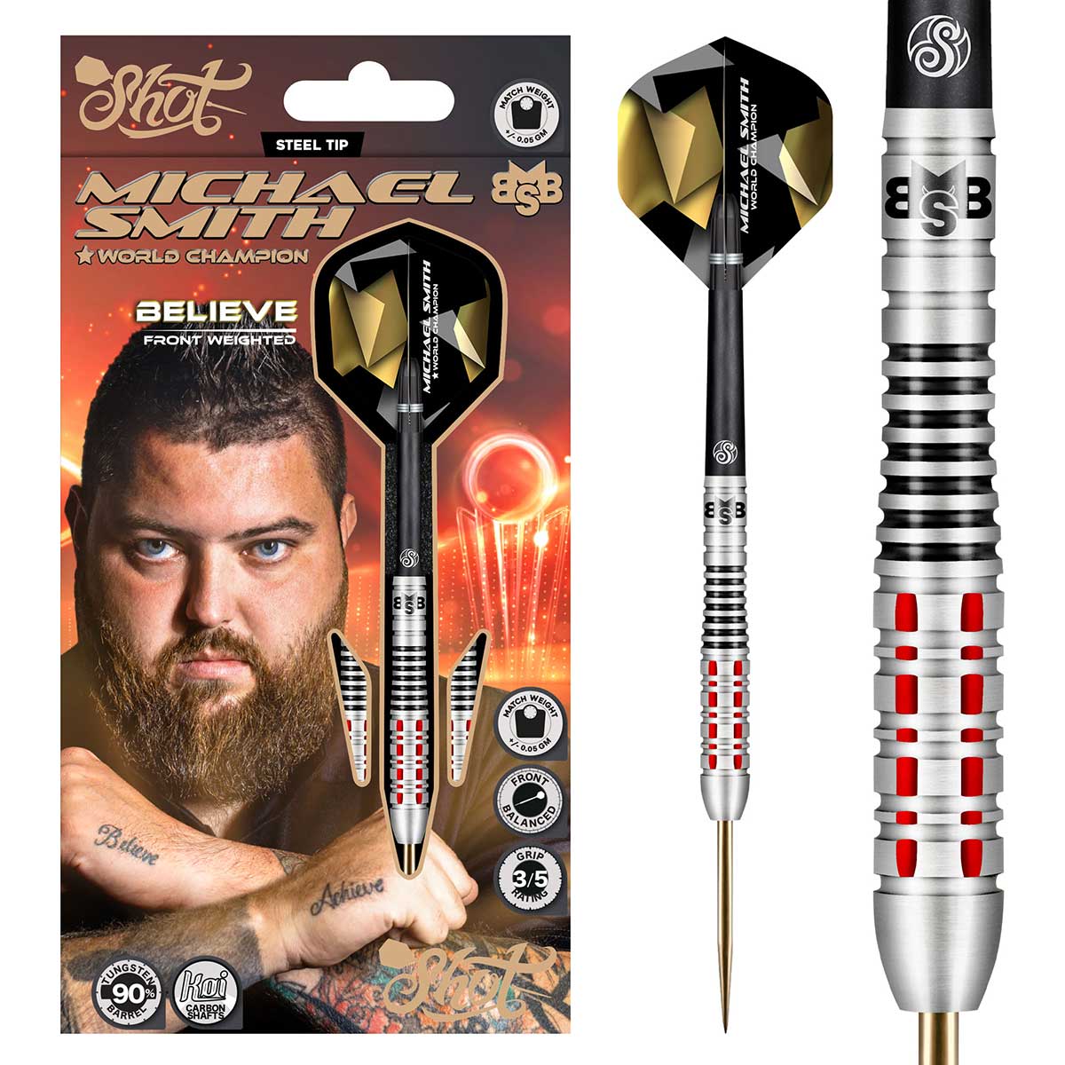 Michael Smith Believe 90% - Darts180