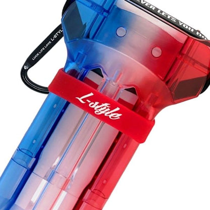 N9 Krystal One Tri Couleur Mondrian Rouge – Vue Intérieure Étui Rouge - Darts180