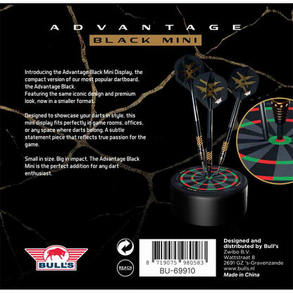 Bull's Advantage Black Mini Cible Présentoir